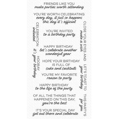 My Favorite Things Clear Stamps - Let's Celebrate